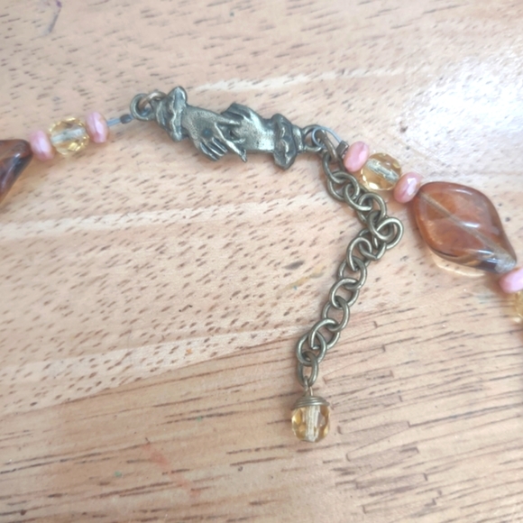 Mary Demarco whimsical fairycore retro floral necklace - Picture 2 of 8